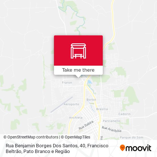 Rua Benjamin Borges Dos Santos, 40 map