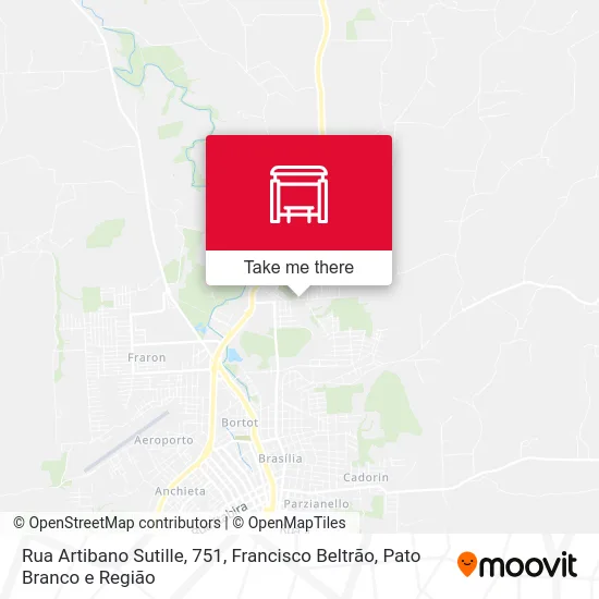 Rua Artibano Sutille, 751 map