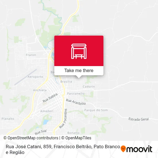 Rua José Catani, 859 map