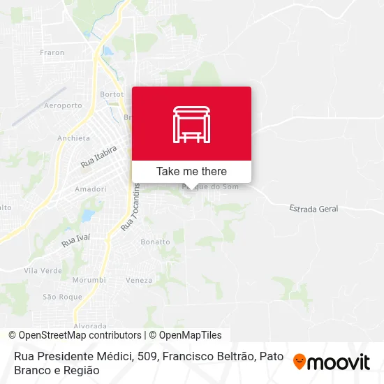 Rua Presidente Médici, 509 map