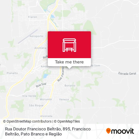 Rua Doutor Francisco Beltrão, 895 map