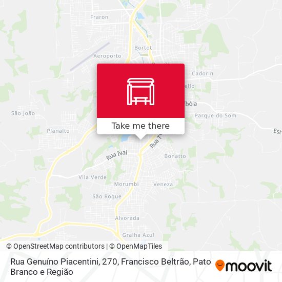 Rua Genuíno Piacentini, 270 map