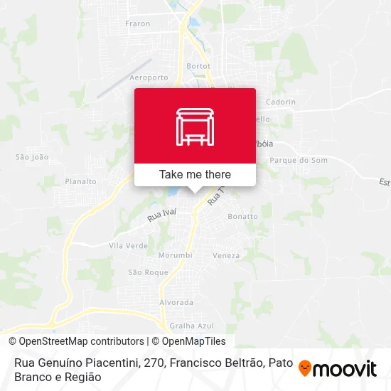 Rua Genuíno Piacentini, 270 map