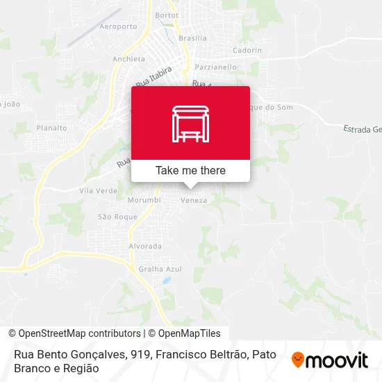 Rua Bento Gonçalves, 919 map