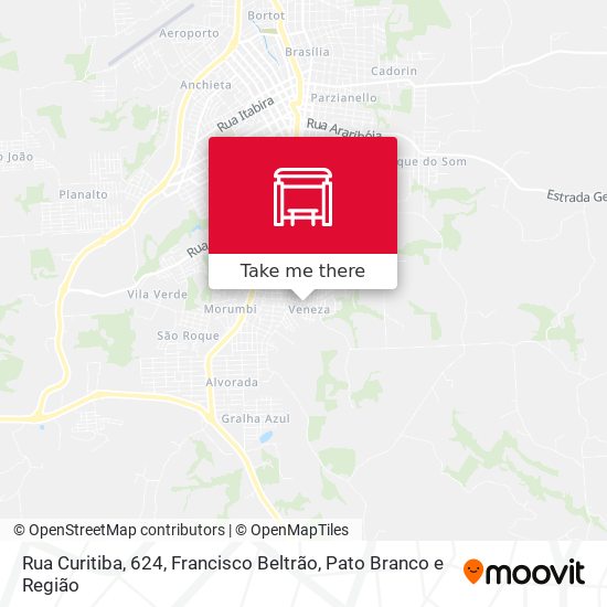Rua Curitiba, 624 map