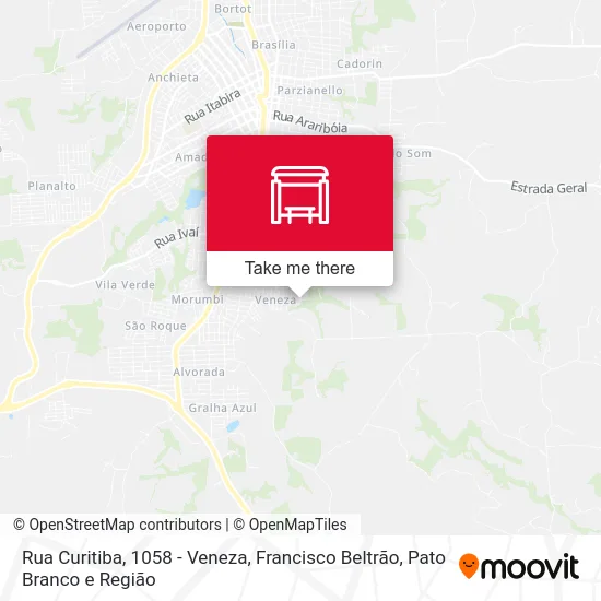 Rua Curitiba, 1058 - Veneza map