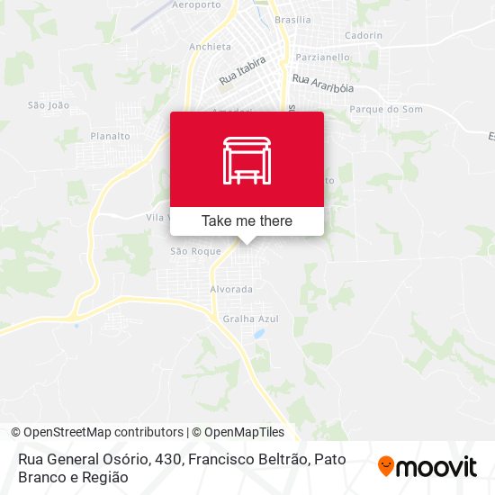 Rua General Osório, 430 map