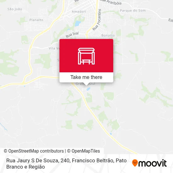 Rua Jaury S De Souza, 240 map