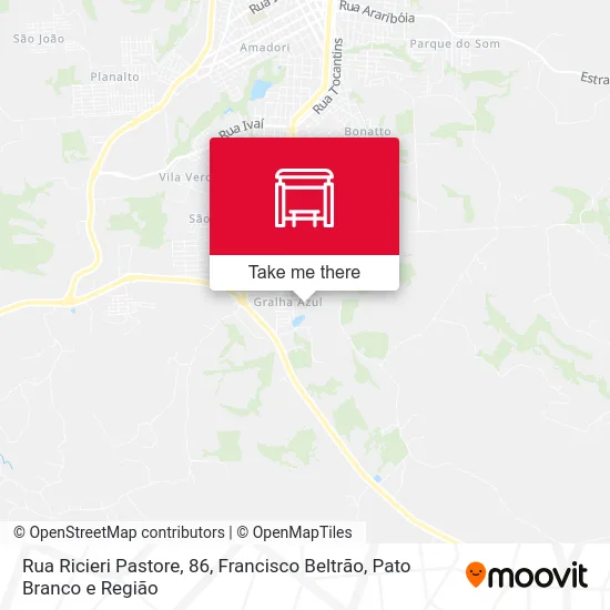 Rua Ricieri Pastore, 86 map