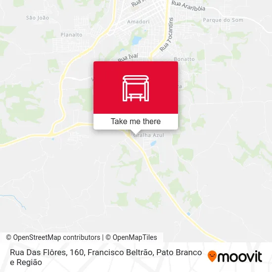 Rua Das Flôres, 160 map