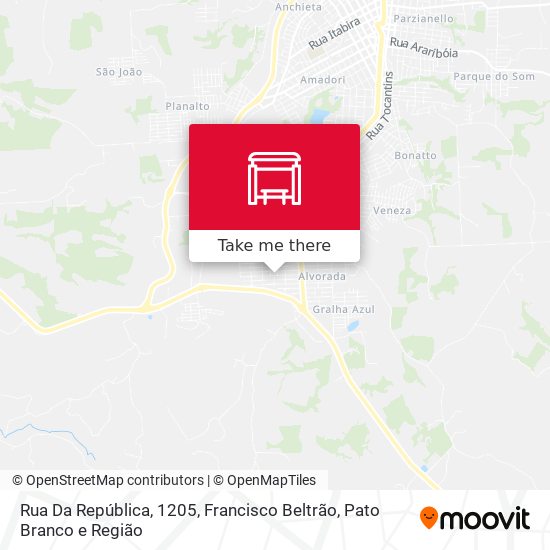 Rua Da República, 1205 map
