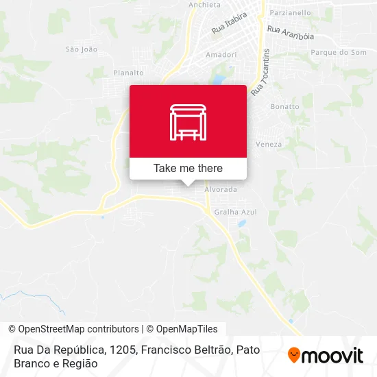 Rua Da República, 1205 map