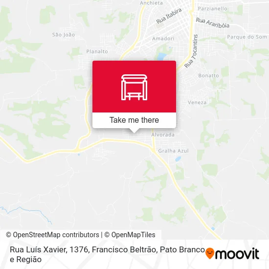 Rua Luís Xavier, 1376 map