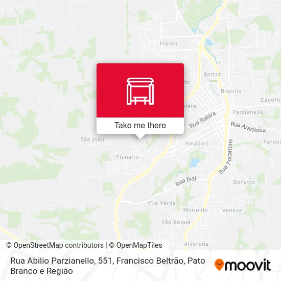 Rua Abilio Parzianello, 551 map