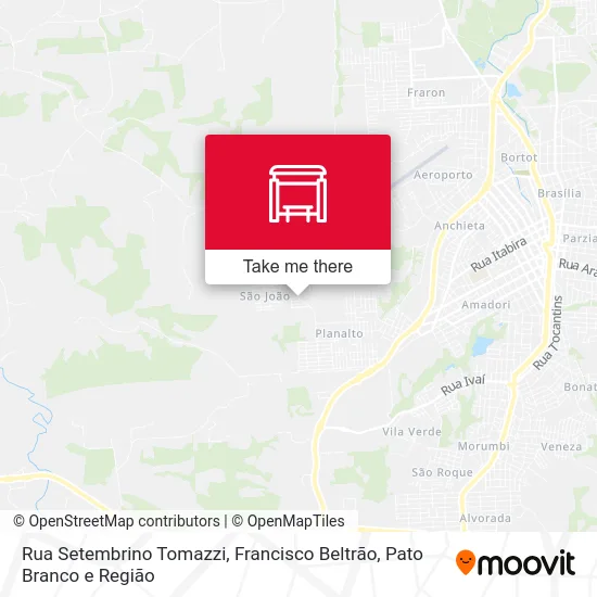 Rua Setembrino Tomazzi map