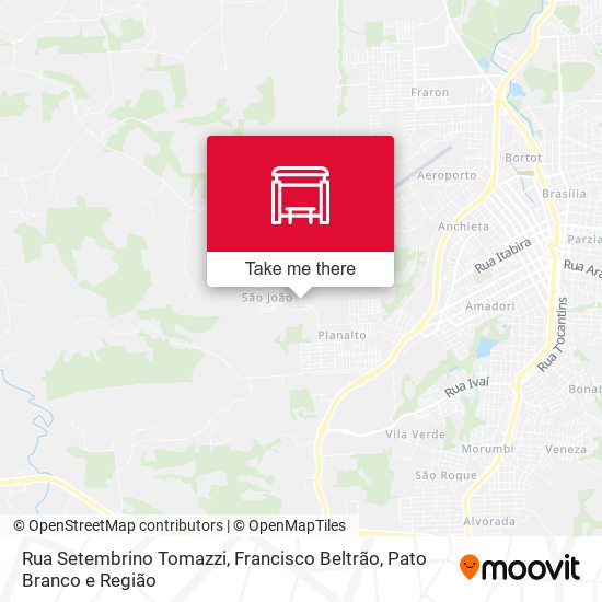 Rua Setembrino Tomazzi map