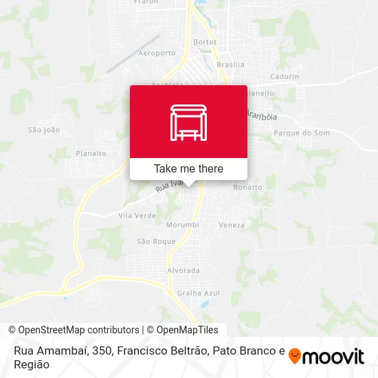 Rua Amambaí, 350 map