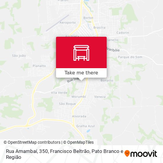 Rua Amambaí, 350 map