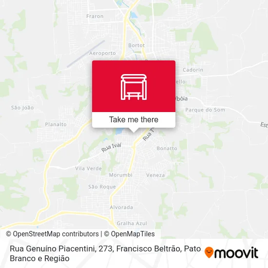 Rua Genuíno Piacentini, 273 map