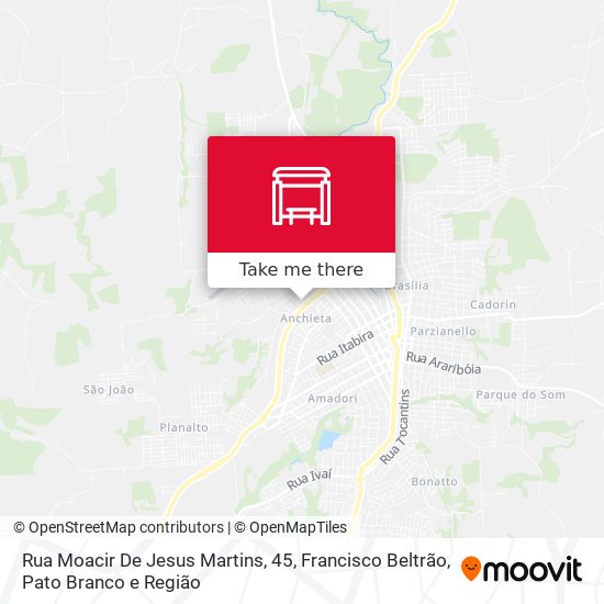 Rua Moacir De Jesus Martins, 45 map
