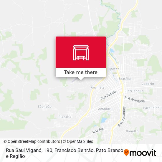 Rua Saul Viganó, 190 map