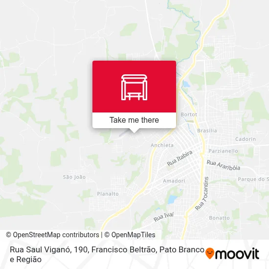 Rua Saul Viganó, 190 map