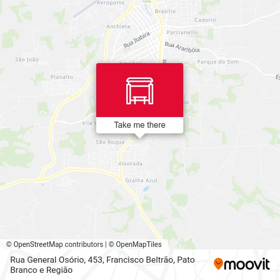 Rua General Osório, 453 map