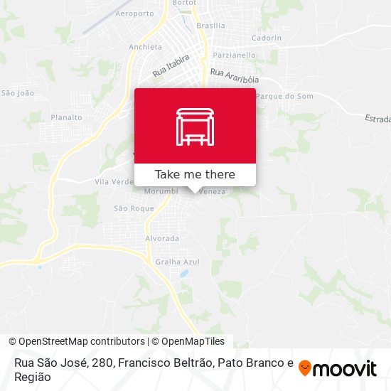 Rua São José, 280 map