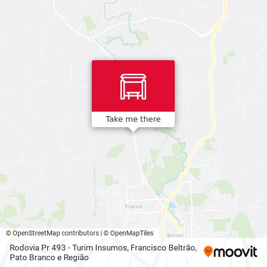 Rodovia Pr 493 - Turim Insumos map