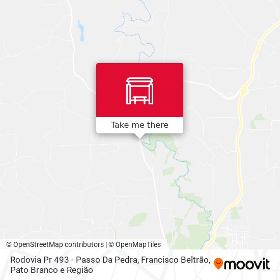 Rodovia Pr 493 - Passo Da Pedra map