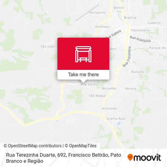 Rua Terezinha Duarte, 692 map