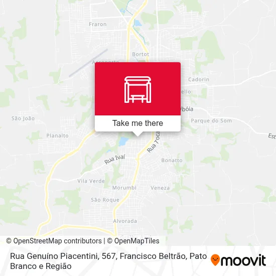 Rua Genuíno Piacentini, 567 map