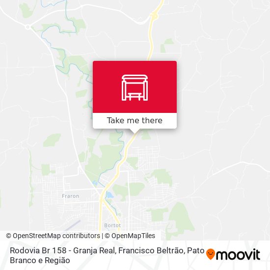 Rodovia Br 158 - Granja Real map