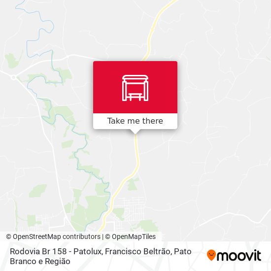 Rodovia Br 158 - Patolux map
