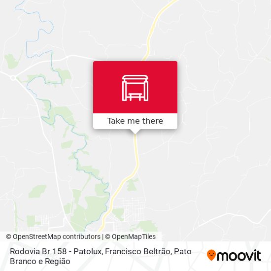 Rodovia Br 158 - Patolux map