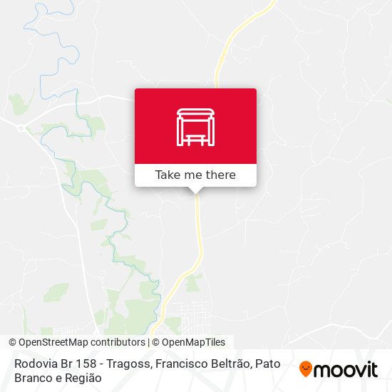 Rodovia Br 158 - Tragoss map
