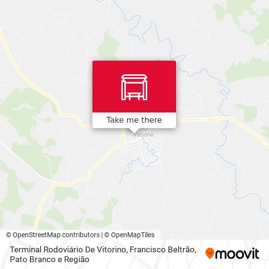 Terminal Rodoviário De Vitorino map
