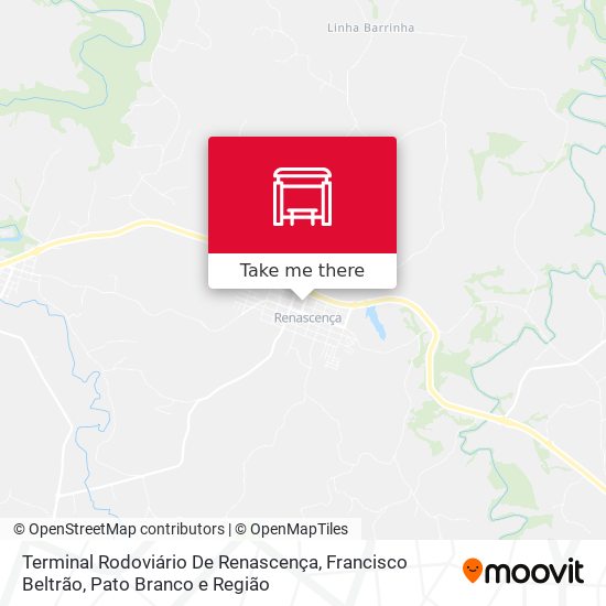 Terminal Rodoviário De Renascença map