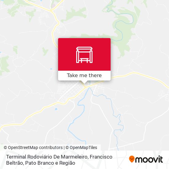 Terminal Rodoviário De Marmeleiro map