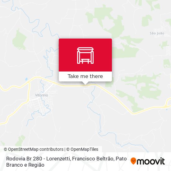 Rodovia Br 280 - Lorenzetti map