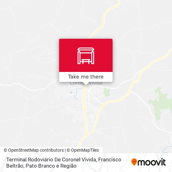 Terminal Rodoviário De Coronel Vivida map