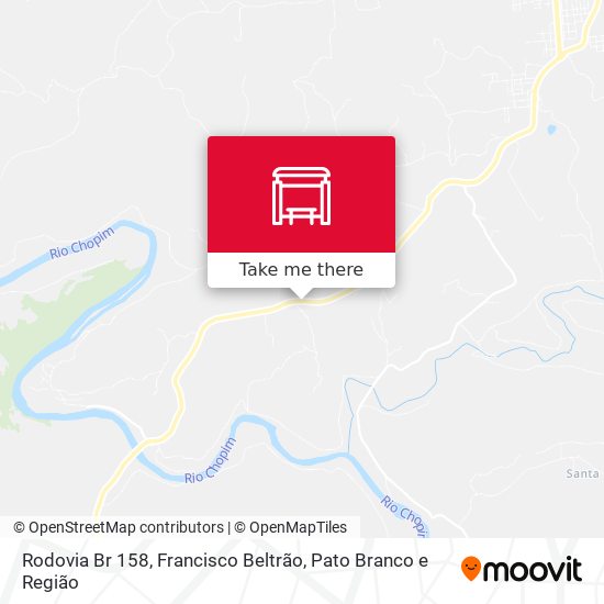 Rodovia Br 158 map