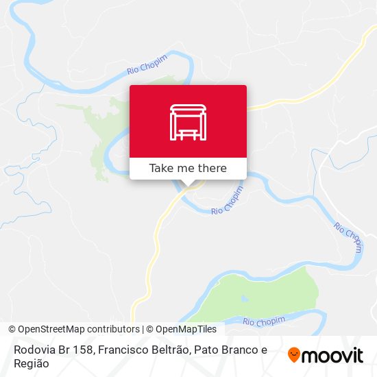 Rodovia Br 158 map