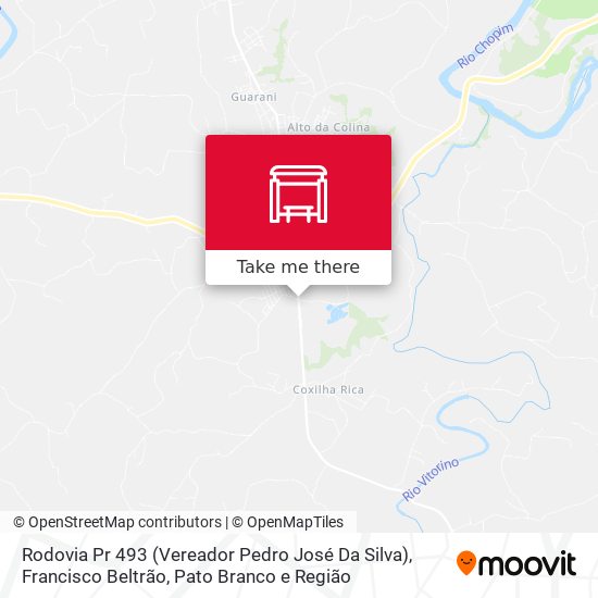 Rodovia Pr 493 (Vereador Pedro José Da Silva) map