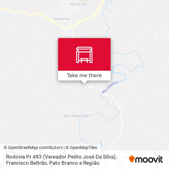 Rodovia Pr 493 (Vereador Pedro José Da Silva) map
