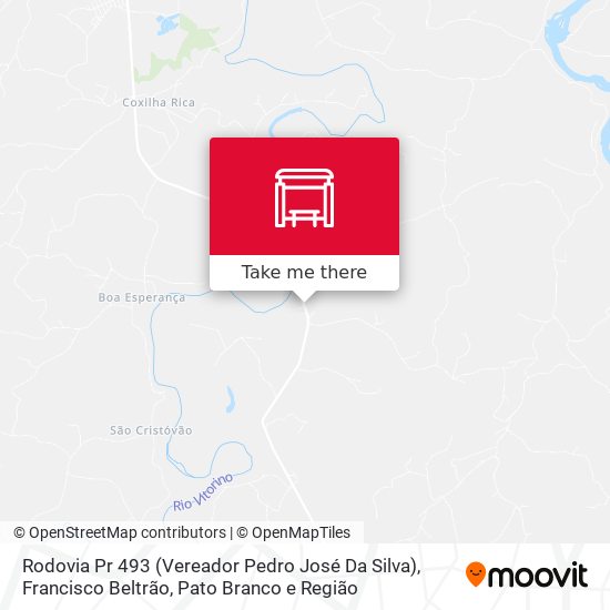 Rodovia Pr 493 (Vereador Pedro José Da Silva) map