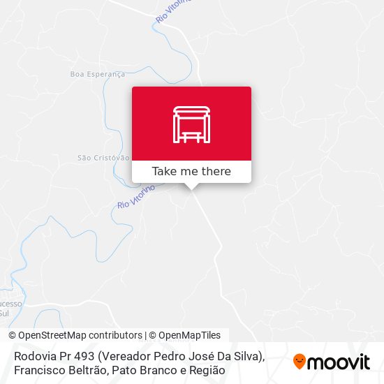 Rodovia Pr 493 (Vereador Pedro José Da Silva) map