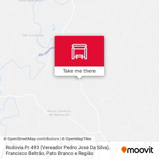 Rodovia Pr 493 (Vereador Pedro José Da Silva) map
