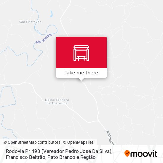Rodovia Pr 493 (Vereador Pedro José Da Silva) map