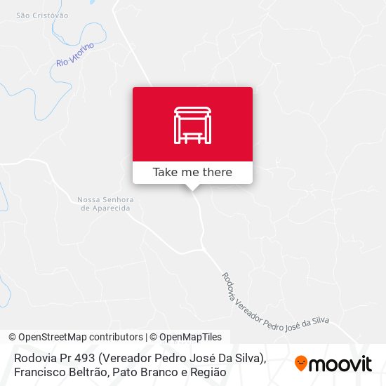 Rodovia Pr 493 (Vereador Pedro José Da Silva) map